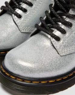 BOTAS 1460 DE CHAROL CON PURPURINA PARA JUNIOR in Plateado