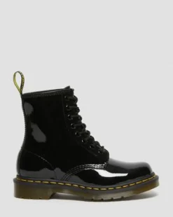 Botas 1460 de charol in Negro