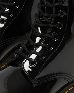 Botas 1460 de charol in Negro