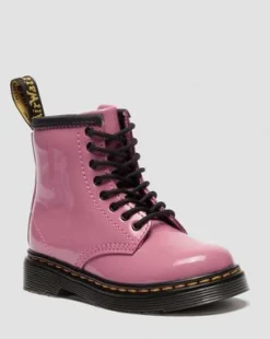 Botas 1460 de charol Patente Lamper para niños in Rosa Dm's