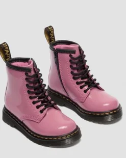 Botas 1460 de charol Patente Lamper para niños in Rosa Dm's