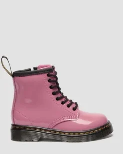 Botas 1460 de charol Patente Lamper para niños in Rosa Dm's