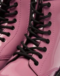 Botas 1460 de charol Patent Lamper para junior in Rosa Dm's
