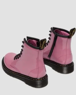 Botas 1460 de charol Patent Lamper para junior in Rosa Dm's