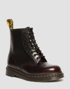 Botas 1460 de piel Arcadia in Rojo Cereza