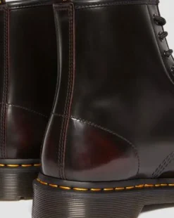 Botas 1460 de piel Arcadia in Rojo Cereza