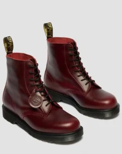 Botas 1460 de piel Classic Calf in Burdeos