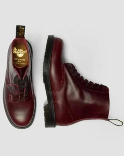 Botas 1460 de piel Classic Calf in Burdeos