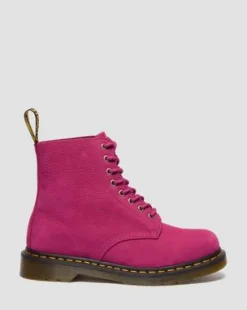 BOTAS 1460 DE PIEL MILLED NUBUCK in Rosa