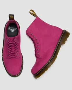 BOTAS 1460 DE PIEL MILLED NUBUCK in Rosa