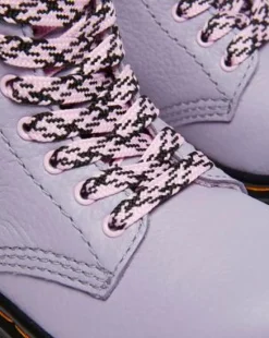 Botas 1460 de piel Virginia para niños in Lavanda