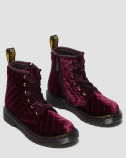 Botas 1460 de terciopelo para junior