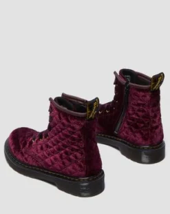 Botas 1460 de terciopelo para junior