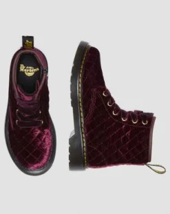 Botas 1460 de terciopelo para junior