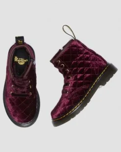 Botas 1460 de terciopelo para niños