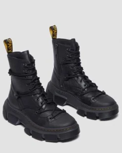 Botas Dmxl con 8 ojales de piel in Negro