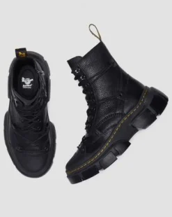 Botas Dmxl con 8 ojales de piel in Negro