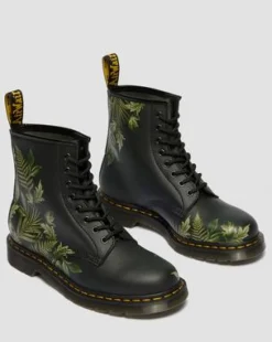 Botas 1460 Evergreen Genix Nappa in Negro & Verde