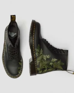 Botas 1460 Evergreen Genix Nappa in Negro & Verde