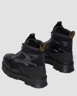 Botas EXOSHIELD XX01 de piel con puntera de acero in Negro