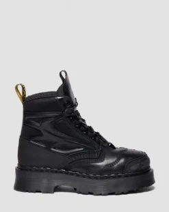 Botas EXOSHIELD XX01 de piel con puntera de acero in Negro