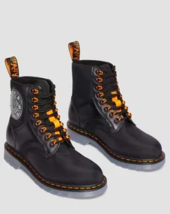 Botas 1460 King Nerd de piel in Negro