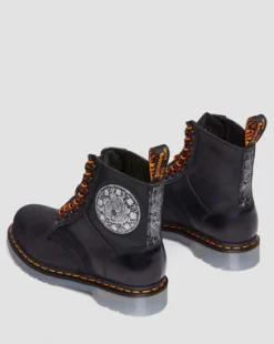 Botas 1460 King Nerd de piel in Negro