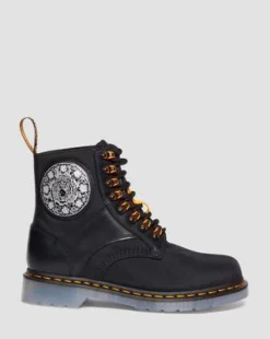 Botas 1460 King Nerd de piel in Negro