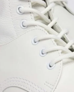 BOTAS 1460 / 1461 MM6 DE PIEL in Blanco