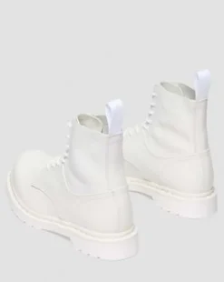 BOTAS 1460 / 1461 MM6 DE PIEL in Blanco