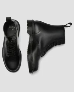 Botas 1460 Mono de piel in Negro