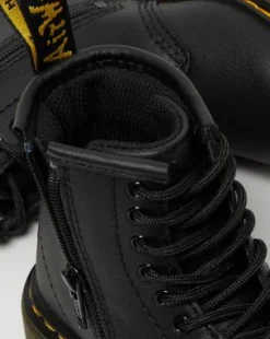 Botas 1460 para niños de piel Softy T in Negro