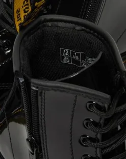 Botas 1460 para niños junior en charol in Negro