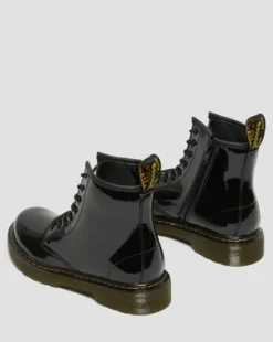 Botas 1460 para niños junior en charol in Negro