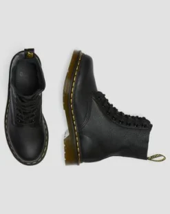 Botas 1460 Pascal de piel Virginia in Negro