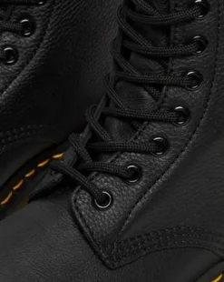 Botas 1460 Pascal de piel Virginia in Negro