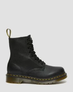 Botas 1460 Pascal de piel Virginia in Negro