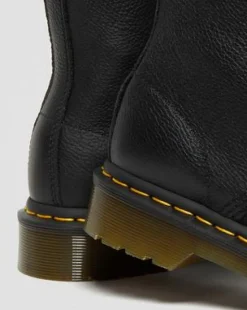 Botas 1460 Pascal de piel Virginia in Negro