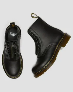 Botas 1460 Pascal en piel Nappa con cremallera in Negro