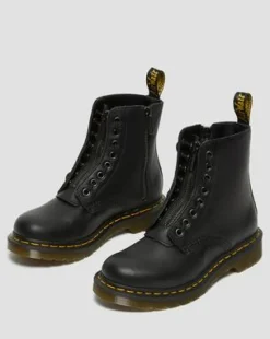 Botas 1460 Pascal en piel Nappa con cremallera in Negro