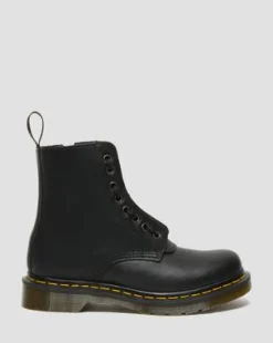 Botas 1460 Pascal en piel Nappa con cremallera in Negro