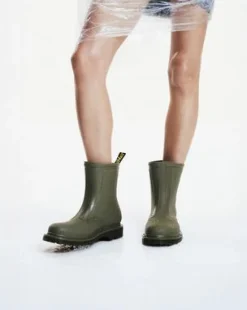 Botas 1460 Rain in Verde Oliva Verde