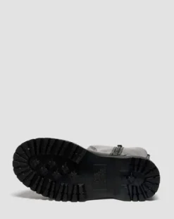 Botas Rejena de piel Old Harness in Negro