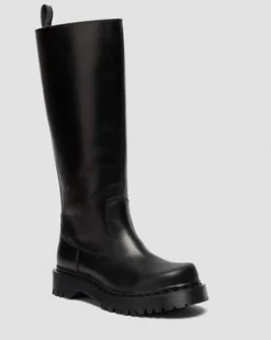 Botas Rejena Hi de piel Old Harness in Negro