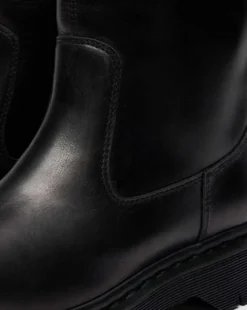 Botas Rejena Hi de piel Old Harness in Negro