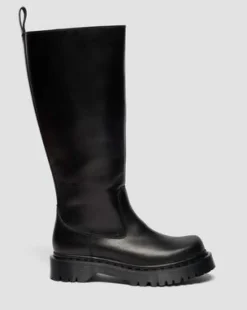 Botas Rejena Hi de piel Old Harness in Negro