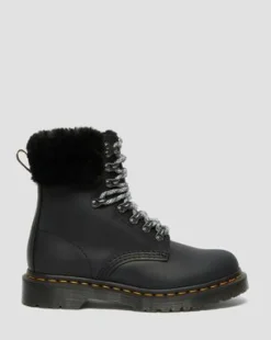 Botas 1460 Serena Collar Con Forro Sintético in Negro