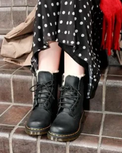 Botas 1460 Serena Con Forro Sintético in Negro