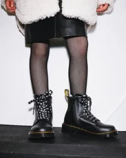 Botas 1460 Serena para joven en piel forrada in Negro