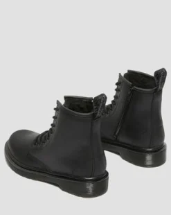 Botas 1460 Serena para niños de piel con forro sintético in Negro